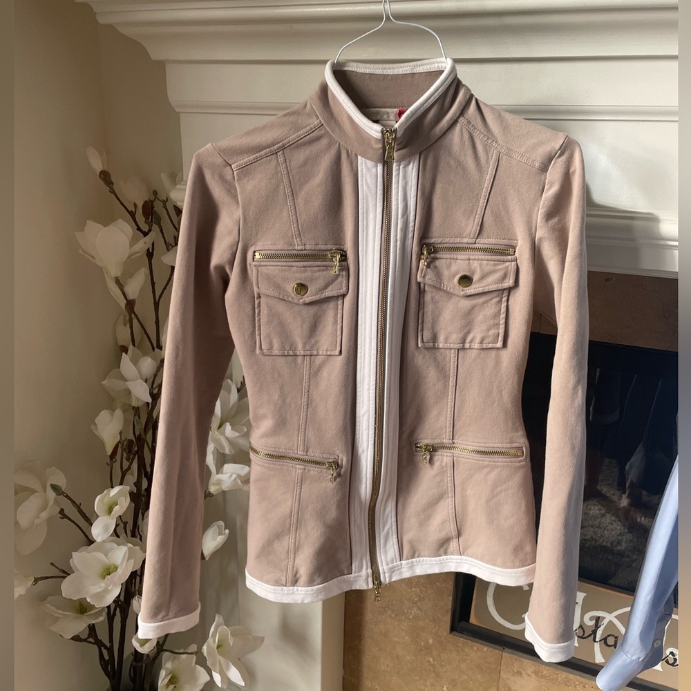 Boston Proper Chic zipper sport jacket XXS